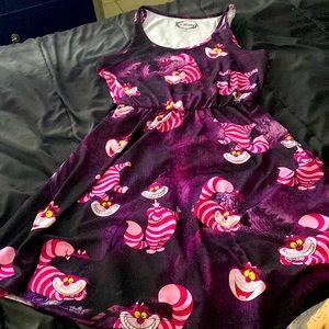Disney Cheshire Cat dress Alice in wonderland